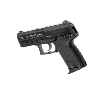 Pistola Airsoft GBB Heckler & Koch H&K USP Compact Metal Version Preta - fotografia 2