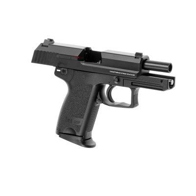 Pistola Airsoft GBB Heckler & Koch H&K USP Compact Metal Version Preta - fotografia 3