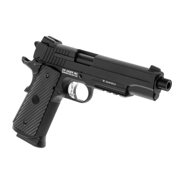 Pistola GBB CO₂ ProForce 1911 Tacops Full Metal Blowback Preta [SIG Sauer]
