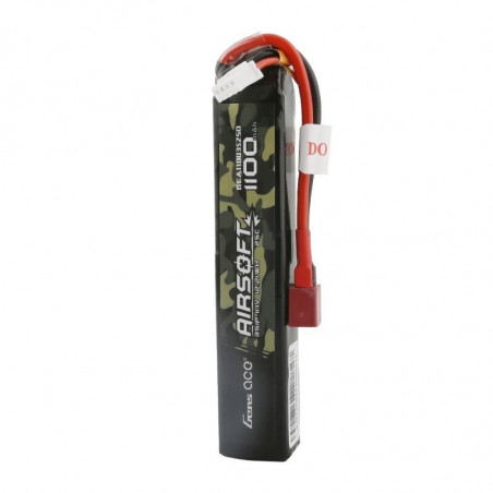 Battery Li-Po 11.1V 1100mAh 25C Dean Stick [Gens Ace]