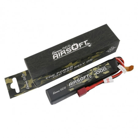 Bateria Li-Po 11.1V 1000mAh 25C Dean Stick [Gens Ace]