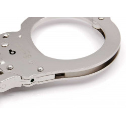 Handcuffs Nickel Hinge Double Lock [Alcyon]