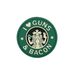 Patch PVC Love Guns & Bacon