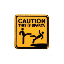 Patch PVC Caution This Is Sparta