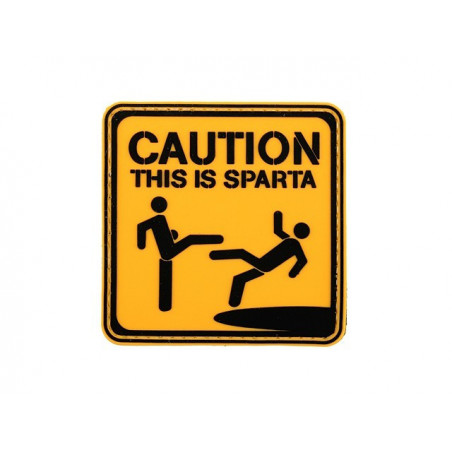 Patch PVC Caution This Is Sparta