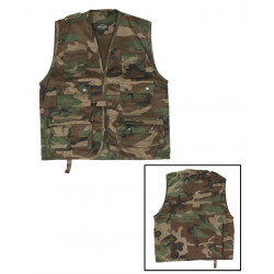 Woodland Hunting/Fishing Vest [Miltec]