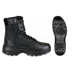 Black Tactical Boots w/ Zip [Barbaric]