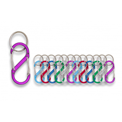 S Aluminum Dual Carabiner [Albainox]