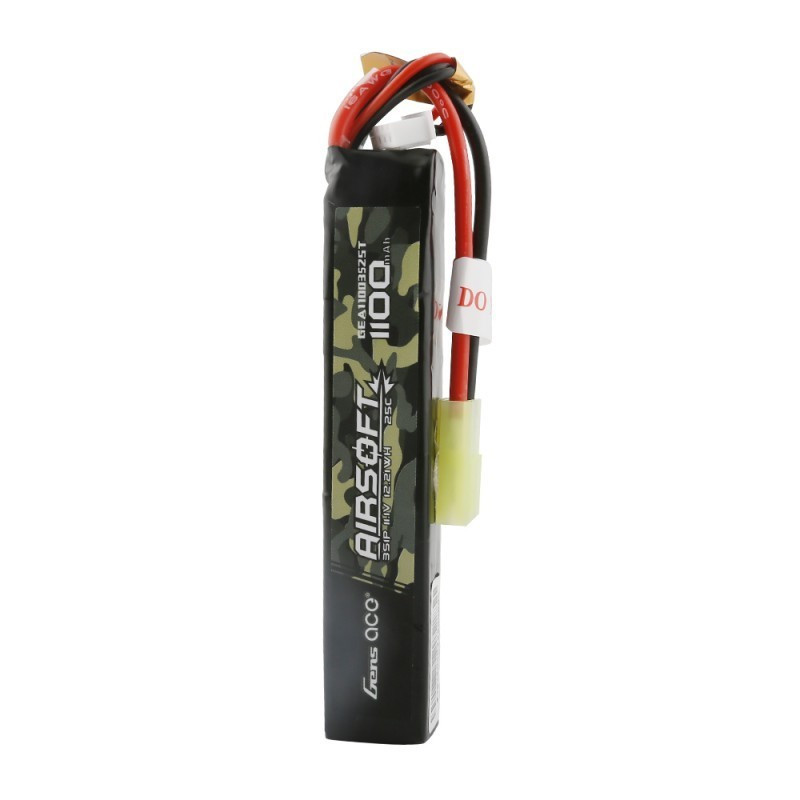 Battery Li-Po 11.1V 1100mAh 25C Tamiya Stick [Gens Ace]
