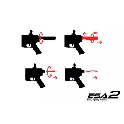 AEG RRA SA-E03 EDGE 2.0 Preta [Specna Arms]