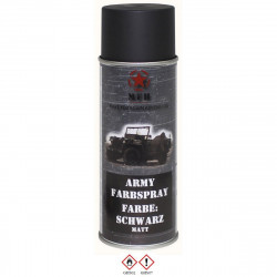 Army Spray Matte Black [MFH]
